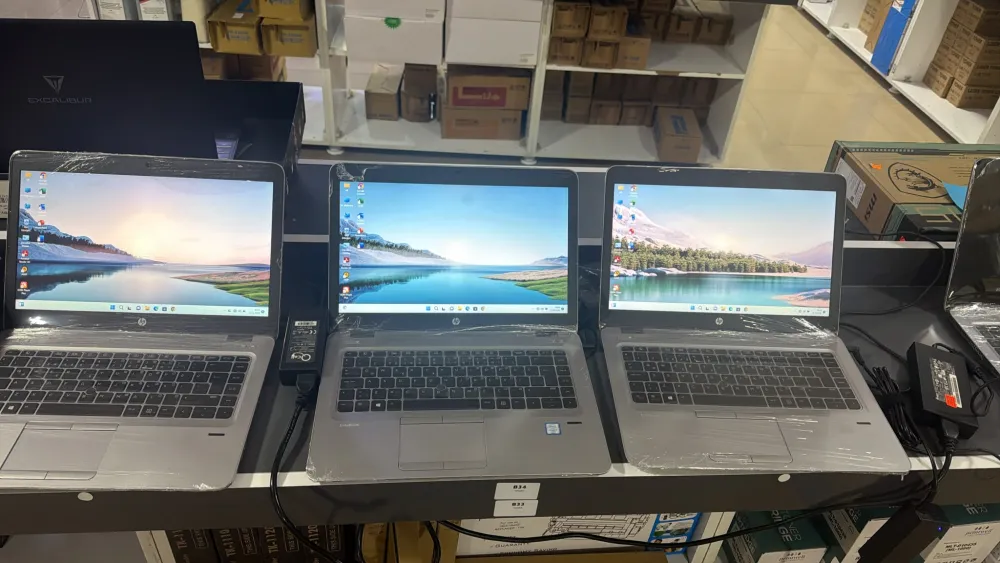 HP elitbok i7-8 Ram-256 Ssd sıfır ayarında 14 inç