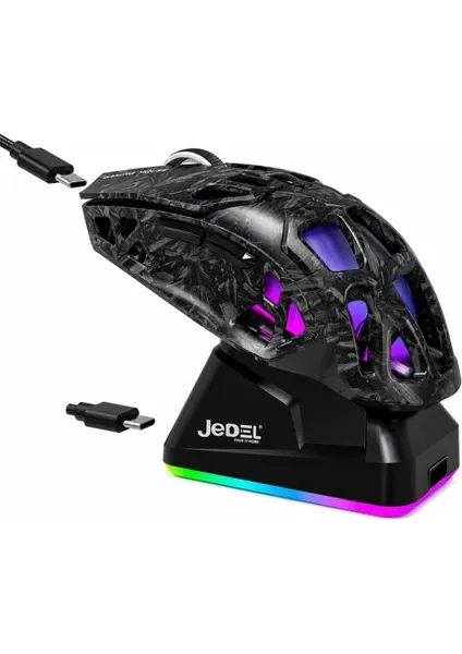 Jedel GWH-111 Şarjlı Optik Kablolu/Kablosuz Oyuncu Mouse