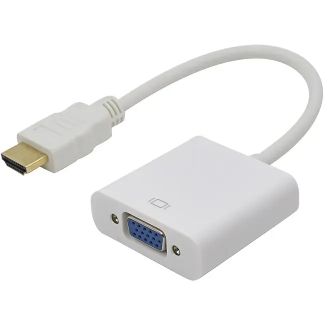 Alfais Alfais 4487 Hdmi To Vga Kablosu Uydu Monitör Tv Lcd Çevirici Dönüştürücü